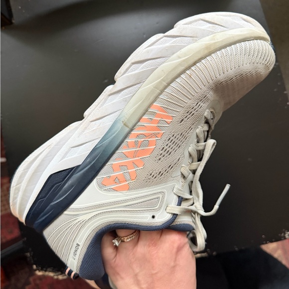 Hoka Bondi 7 Women's Shoes Gray - Picture 2 of 4